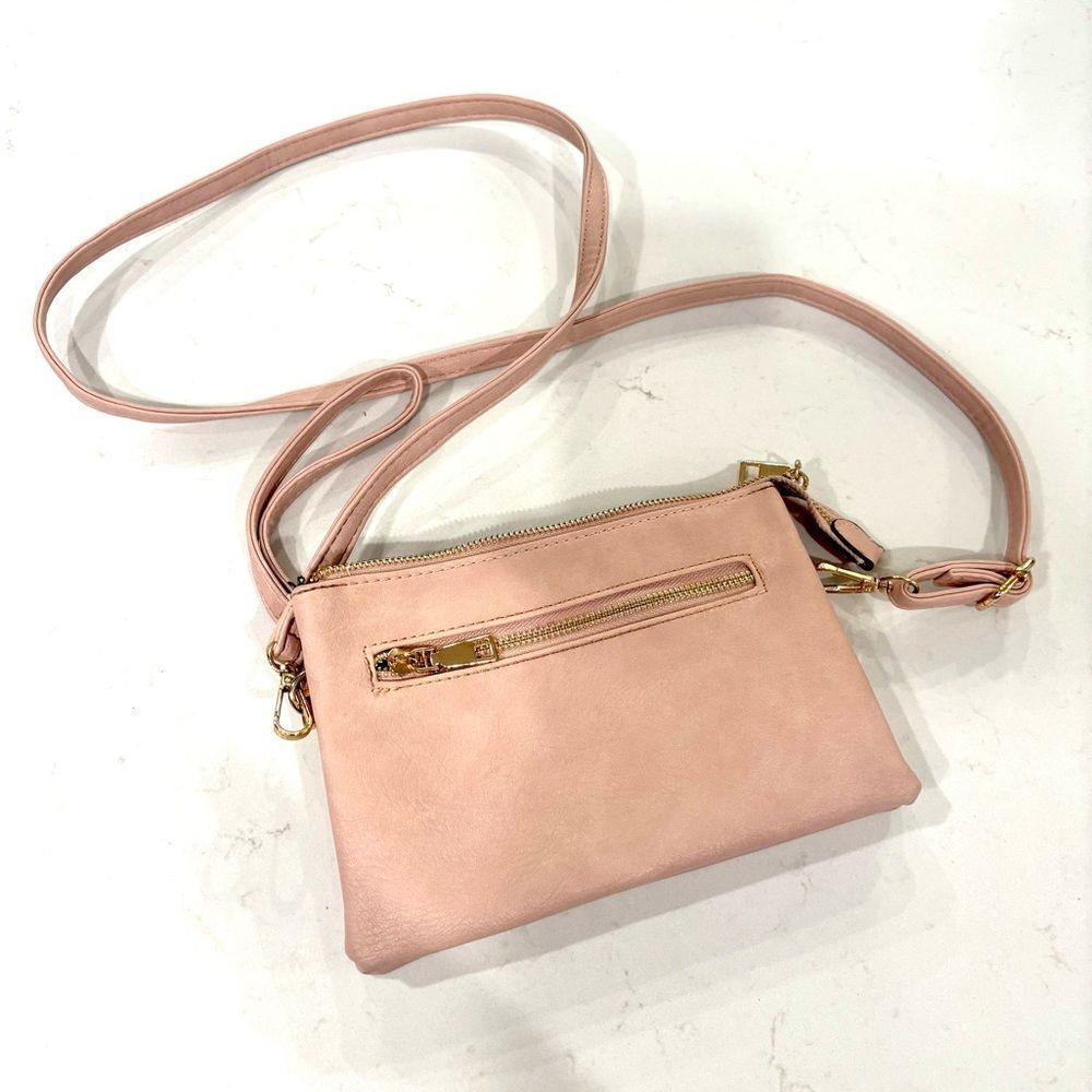 No Name Elegant Pink Crossbody Bag Gently Used